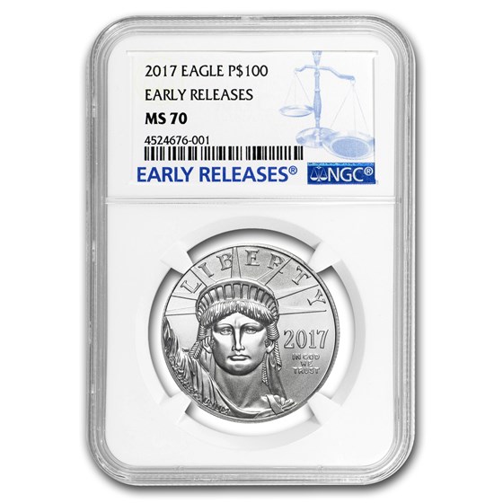2017 1 oz Platinum American Eagle MS-70 NGC (Early Releases) 2017 1 oz Platinum American Eagle MS-70 NGC (Early Releases)